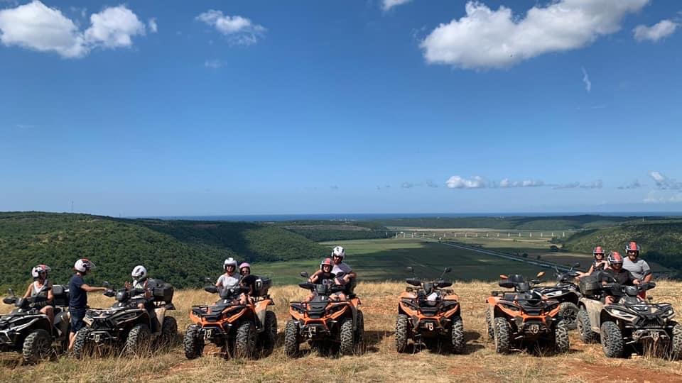 Quad bike excursion through rugged terrain in Istria, Croatia