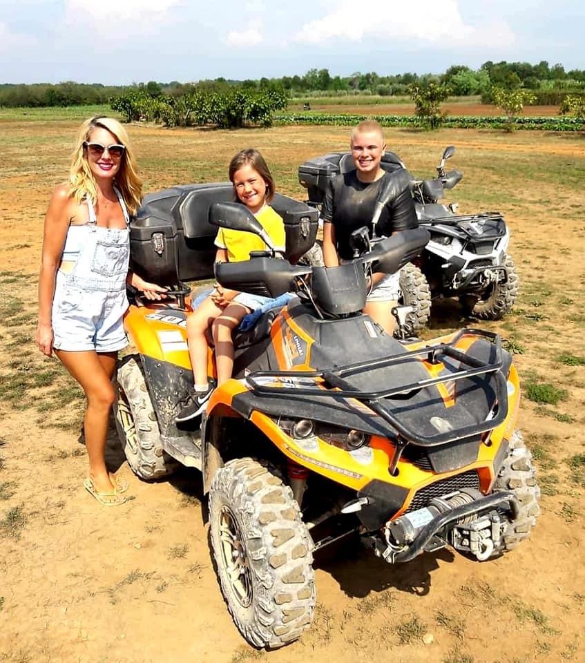 ATV quad excursion through the hills of Istrian countryside