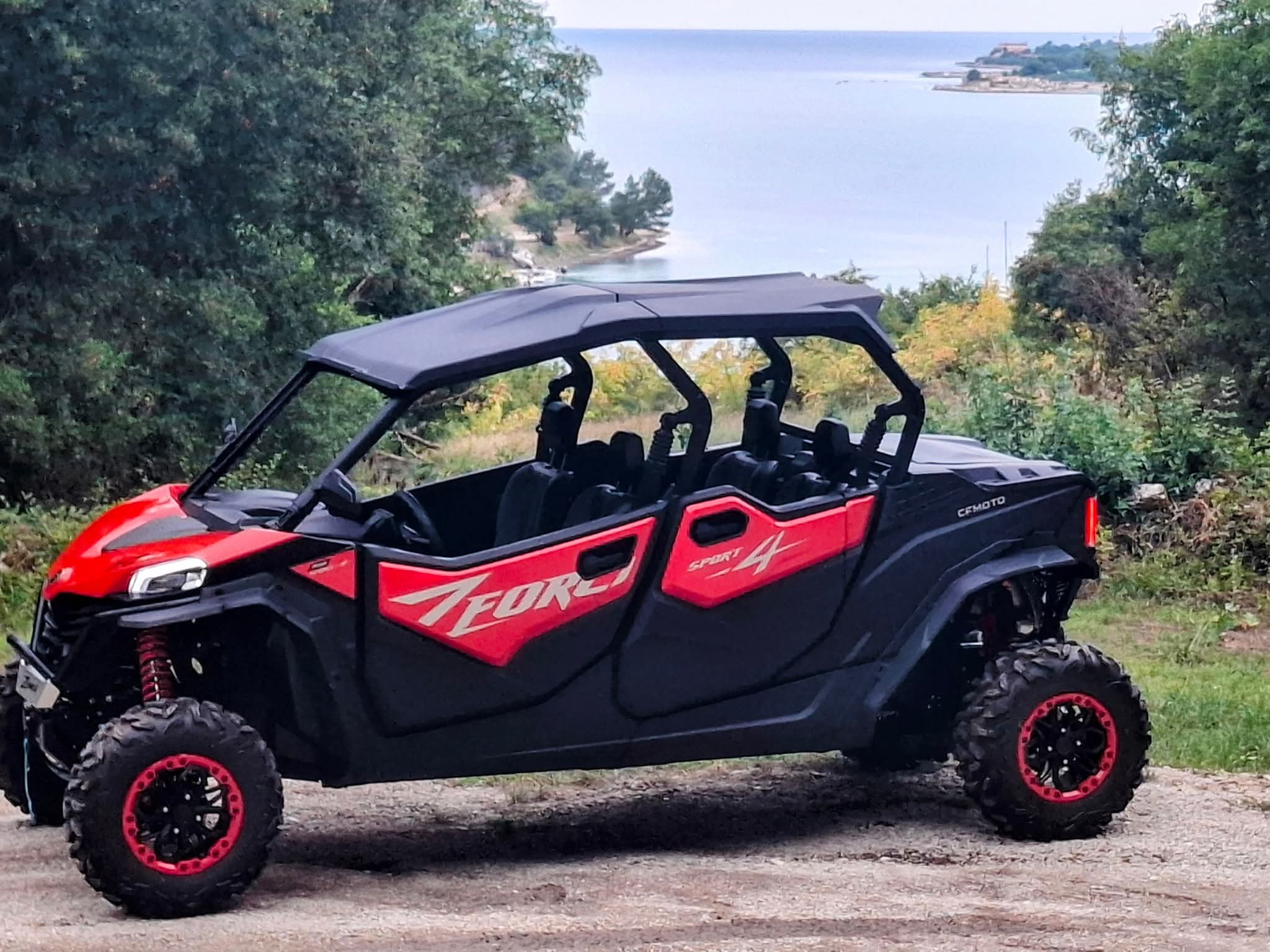 Latest 2026 quad bike used for guided tours through Istria