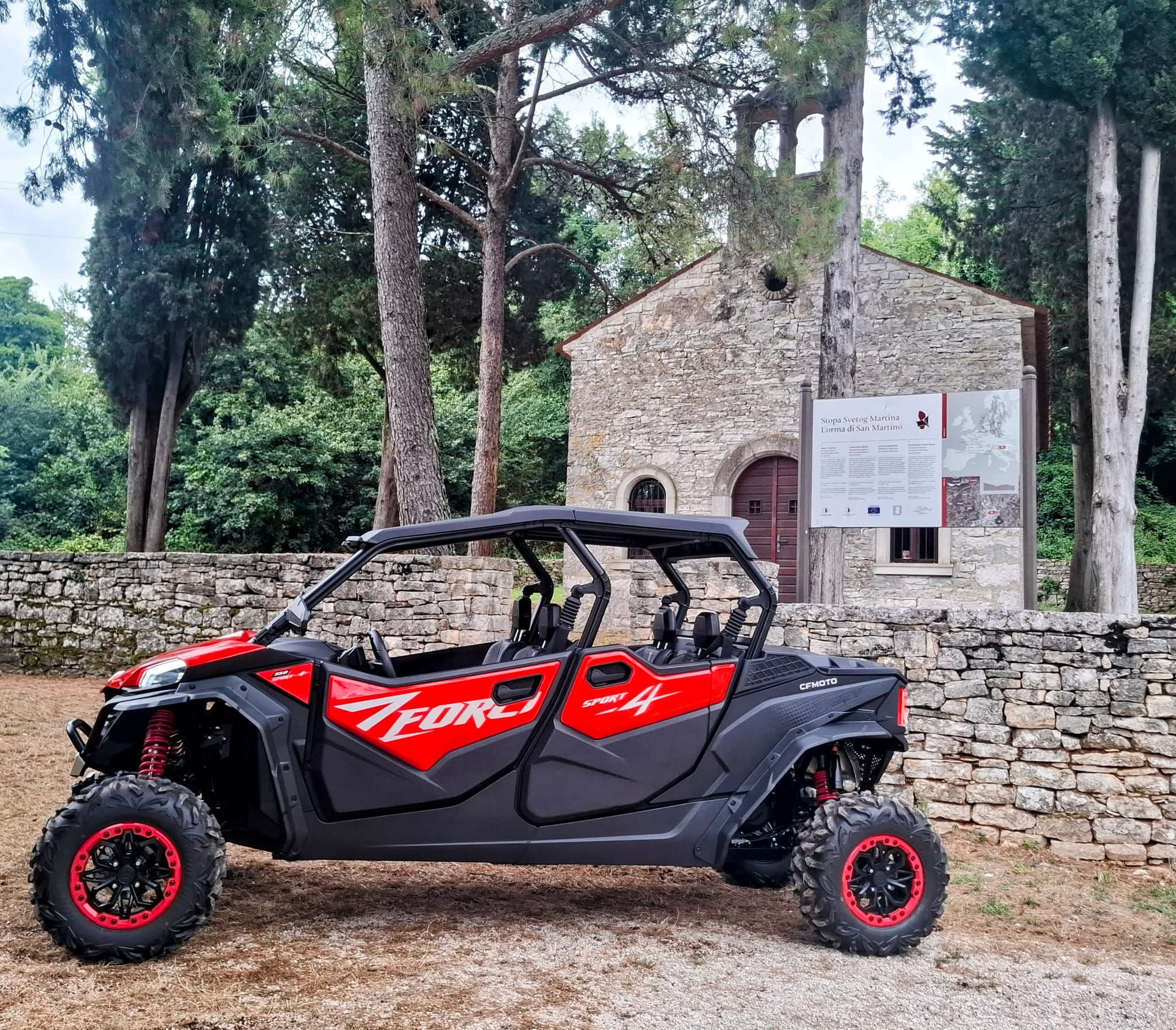 2026 ATV quad ready for adventure rides in the Istrian countryside